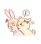 rabbit NANA ＆ sheep RIRI（個別スタンプ：5）