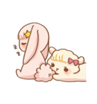 rabbit NANA ＆ sheep RIRI（個別スタンプ：15）