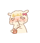 rabbit NANA ＆ sheep RIRI（個別スタンプ：23）