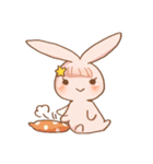 rabbit NANA ＆ sheep RIRI（個別スタンプ：32）