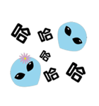 UFO small blue1（個別スタンプ：7）