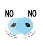 UFO small blue1（個別スタンプ：12）