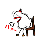 愉快な鳥と猫のぷーにゃん2（個別スタンプ：3）