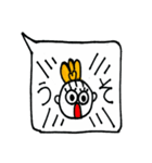 可愛い お団子頭の女の子（個別スタンプ：3）