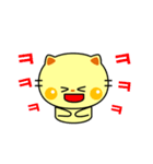 猫の感情スタンプ(韓国語)（個別スタンプ：15）