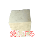 豆腐の写真スタンプ（個別スタンプ：10）