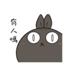 black black rabbit 4（個別スタンプ：18）