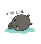 black black rabbit 4（個別スタンプ：23）