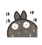 black black rabbit 4（個別スタンプ：28）