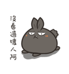 black black rabbit 4（個別スタンプ：30）