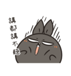 black black rabbit 4（個別スタンプ：33）