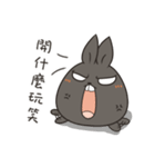 black black rabbit 4（個別スタンプ：37）