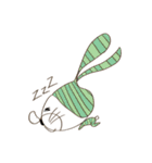 White Sky The Bunnybear Set1（個別スタンプ：5）