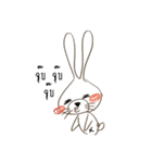 White Sky The Bunnybear Set1（個別スタンプ：18）