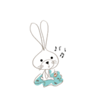 White Sky The Bunnybear Set1（個別スタンプ：35）