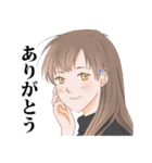 碧い瞳で嘘をつく 第2弾（個別スタンプ：4）