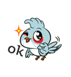 Fancy Red whiskered bulbul V. Eng（個別スタンプ：2）