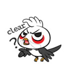 Fancy Red whiskered bulbul V. Eng（個別スタンプ：7）