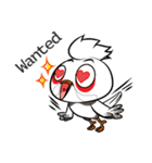 Fancy Red whiskered bulbul V. Eng（個別スタンプ：15）