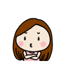 Diary Of A Cute Girl 2（個別スタンプ：9）