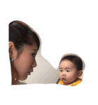 仲良し家族とジジ（個別スタンプ：10）