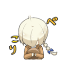 三つ編み男子の日常（個別スタンプ：11）