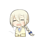 三つ編み男子の日常（個別スタンプ：13）