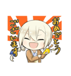 三つ編み男子の日常（個別スタンプ：21）