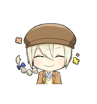 三つ編み男子の日常（個別スタンプ：34）