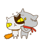 OVOCat ＆ Squirrel tail（個別スタンプ：34）