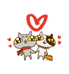 OVOCat ＆ Squirrel tail（個別スタンプ：36）