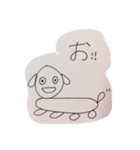 絵は下手だけど愛情たっぷり！（個別スタンプ：3）
