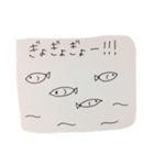 絵は下手だけど愛情たっぷり！（個別スタンプ：5）