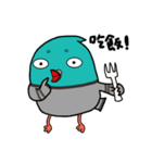 鳩のステッカー（個別スタンプ：21）