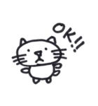 ペン画ねこ（個別スタンプ：5）