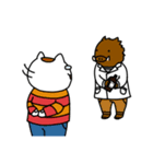 夜遅くまで研究しているあなたへ。（個別スタンプ：4）