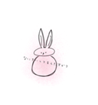 ゆるだるうさぎ（個別スタンプ：11）