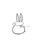ゆるだるうさぎ（個別スタンプ：12）
