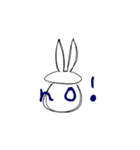ゆるだるうさぎ（個別スタンプ：31）