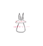 ゆるだるうさぎ（個別スタンプ：36）