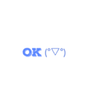 顔文字スタンプ❤︎（個別スタンプ：4）