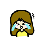 A Little woman（個別スタンプ：9）