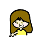 A Little woman（個別スタンプ：16）