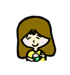 A Little woman（個別スタンプ：17）