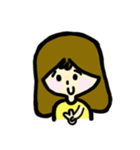 A Little woman（個別スタンプ：21）