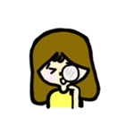 A Little woman（個別スタンプ：27）