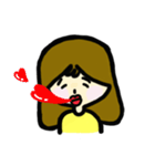 A Little woman（個別スタンプ：30）