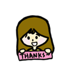A Little woman（個別スタンプ：40）