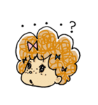 アフロっ娘ほっこり系 さーやとねずみ（個別スタンプ：9）
