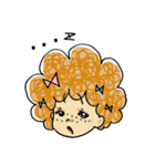 アフロっ娘ほっこり系 さーやとねずみ（個別スタンプ：10）